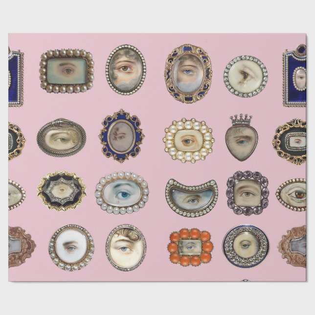 Papel De Regalo Giftwrap del ojo del amante elegante del Victorian (Costura)