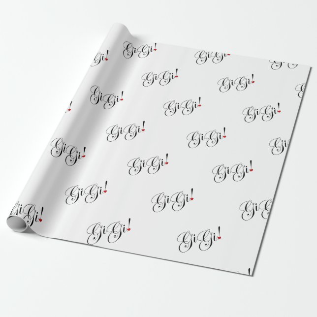Papel De Regalo GiGi (Desenrollado)