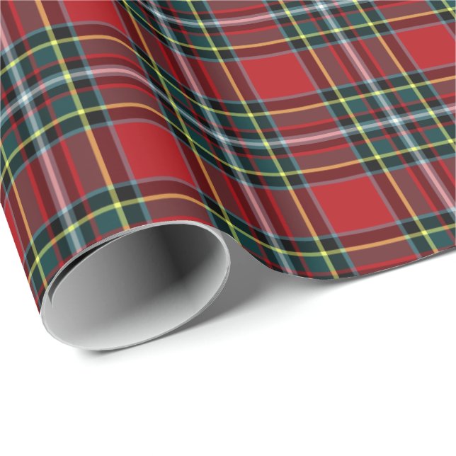 Papel De Regalo Gillespie Clan Tartan (Esquina del rollo)