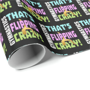Papel De Regalo Gimnasia de chicas - Flipping Crazy