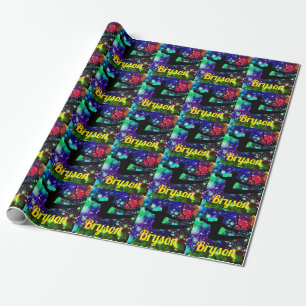 Papel De Regalo Gimnasia en anillas masculina  