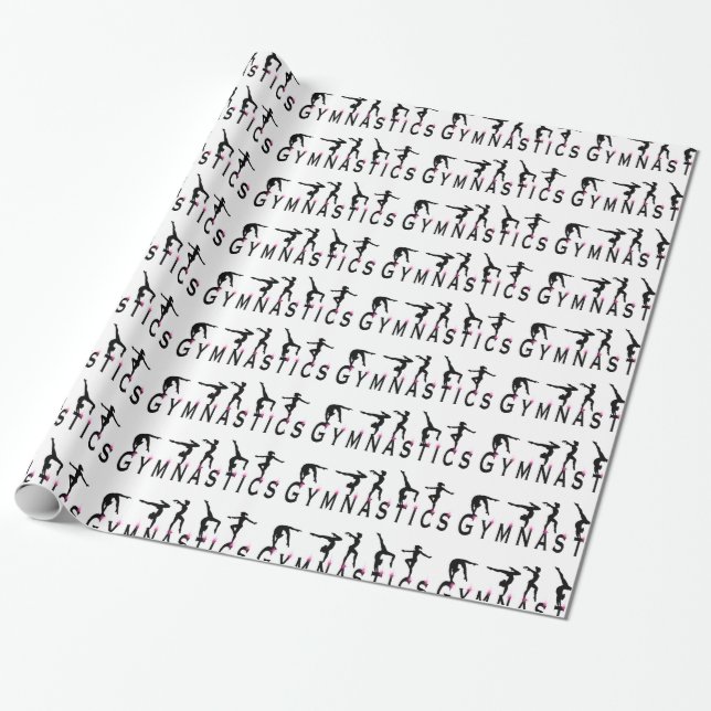 Papel De Regalo Gimnasia femenina (Desenrollado)