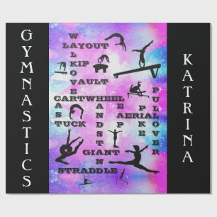 Papel De Regalo Gimnasia Habilidades Crosswords Personalizado Pape