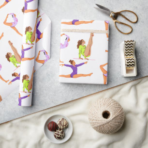 Papel De Regalo Gimnasia salta volantes Cartoneras fiesta de cumpl