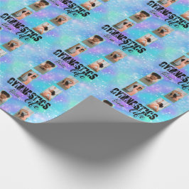 Papel De Regalo Gimnasia Vida Pastel Nombre Personalizado y 4 Foto