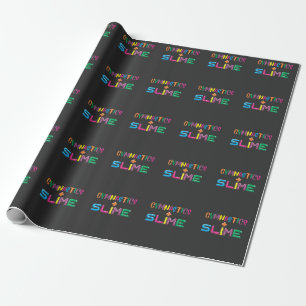 Papel De Regalo Gimnasia y atleta de niños amados a Slime