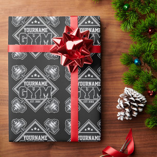 Papel De Regalo Gimnasio de Crossfit en Casa de Levantamiento de P