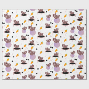 Papel De Regalo Gimnasio de Fitness de Cuy Diseño Divertido