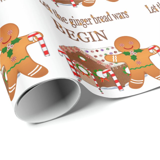 Papel De Regalo Ginger Wars (Esquina del rollo)