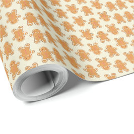 Papel De Regalo Gingerbread Baby Gift Wrapping Paper Christmas