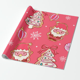 Papel De Regalo Gingerbread Christmas Treats