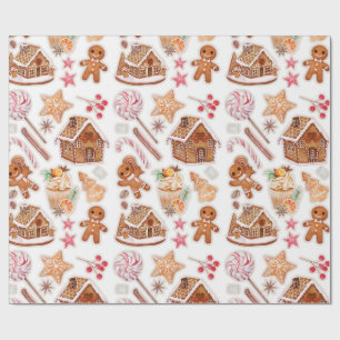 Papel De Regalo Gingerbread Cookies Candyland