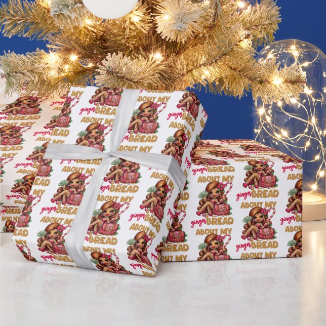 Papel De Regalo Gingerbread Diva Navidades urbanos divertidos (Vacaciones)
