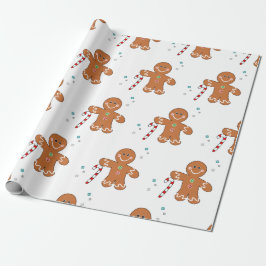 Papel De Regalo Gingerbread divertido