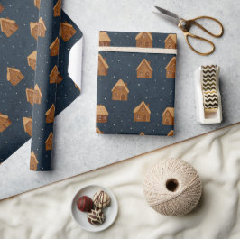 Papel De Regalo Gingerbread Houses Wrapping Paper