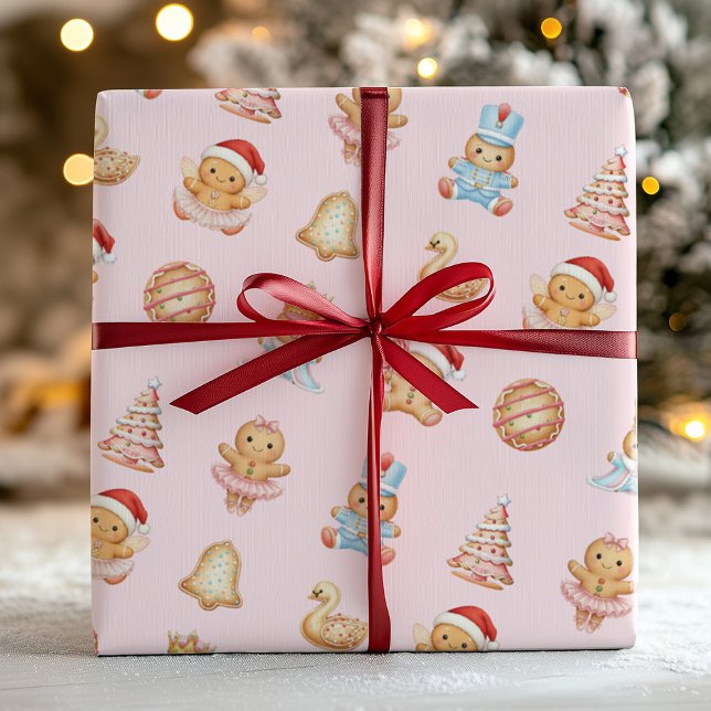Papel De Regalo Gingerbread Nutcracker Wrapping Paper (Subido por el creador)