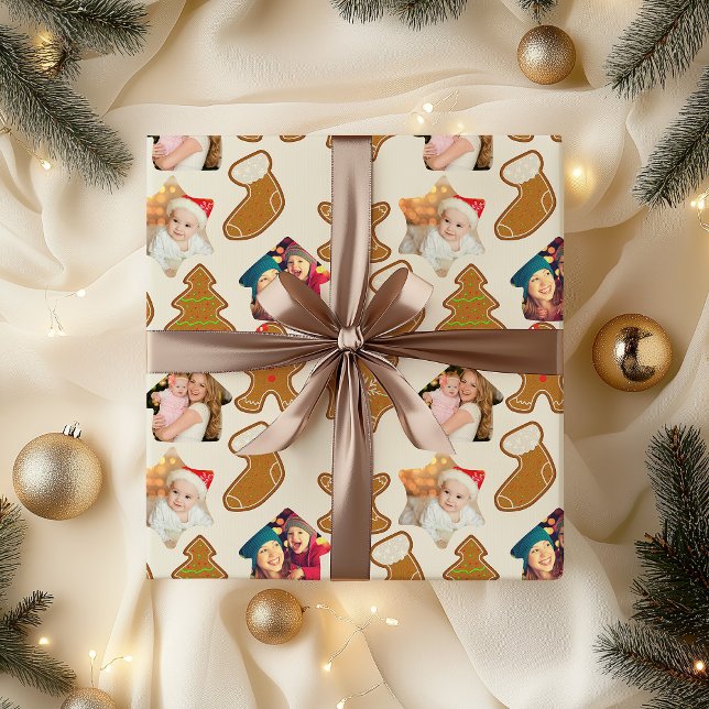 Papel De Regalo Gingerbread y Navidades de fotografía (Photo christmas wrapping paper - Gingerbread)