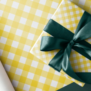 Papel De Regalo Gingham Plaid