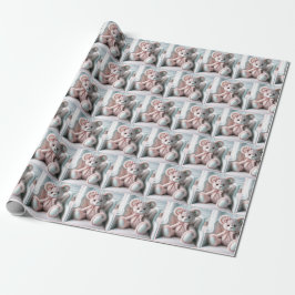 Papel De Regalo Gingham Teddy Bear sobre la presidencia