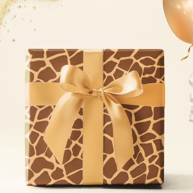 Papel De Regalo Giraffe Animal Imprimir Safari Vida Salvaje (Subido por el creador)