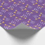 Papel De Regalo Giraffe Birthday<br><div class="desc">El diseño de la fiesta de cumpleaños de la jirafa es ideal para una fiesta temática de zoo o safari. ¡La tierna jirafa está usando un gorra fiesta y rodeada de corazones coloridos!</div>