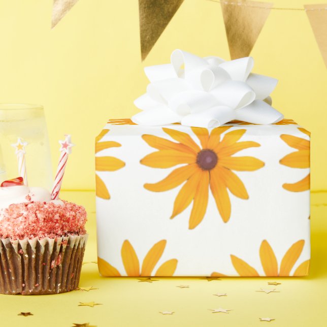 Papel De Regalo Girasol (Fiesta de cumpleaños )