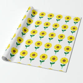 Papel De Regalo Girasol