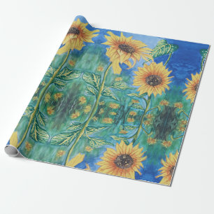 Papel De Regalo Girasol