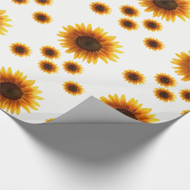 Papel de regalo Girasol (Esquina)