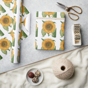 Papel De Regalo Girasol Vintage por Basilius Besler