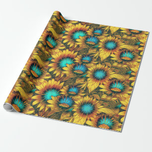Papel De Regalo Girasoles