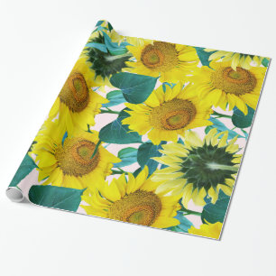 Papel De Regalo Girasoles