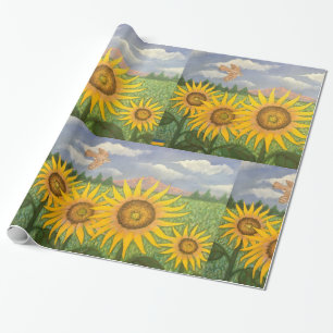 Papel De Regalo Girasoles para Ucrania
