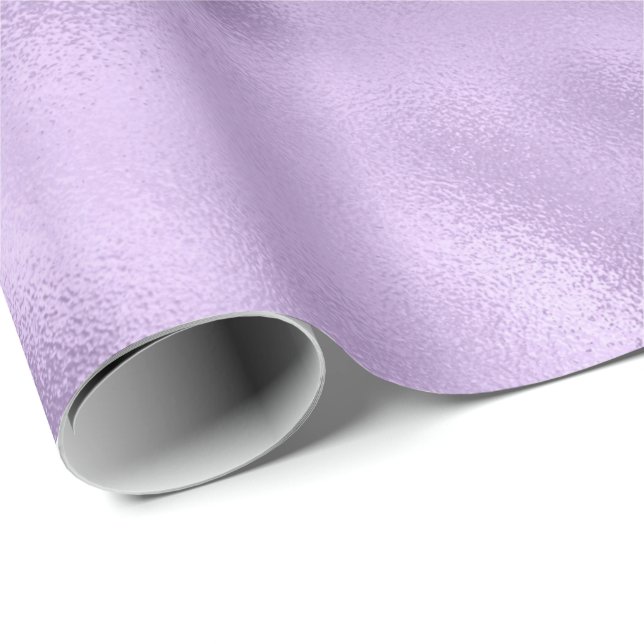 Papel De Regalo Girly Glam Purple (Esquina del rollo)