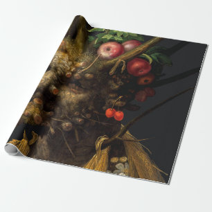 Papel De Regalo Giuseppe Arcimboldo - Cuatro estaciones en una sol
