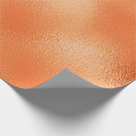 Papel De Regalo Glam de hielo de Naranja de Engranaje de Ensayo de