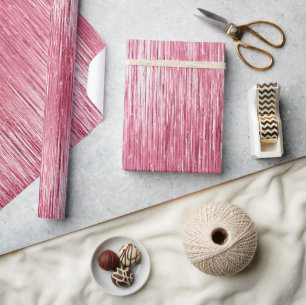 Papel De Regalo Glam Girly Pink Sparkle Stripes