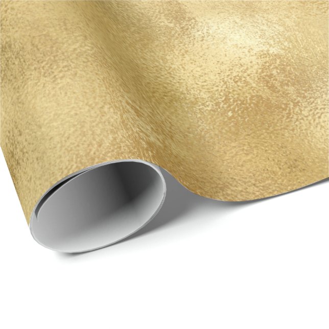 Papel De Regalo Glam Gold (Esquina del rollo)