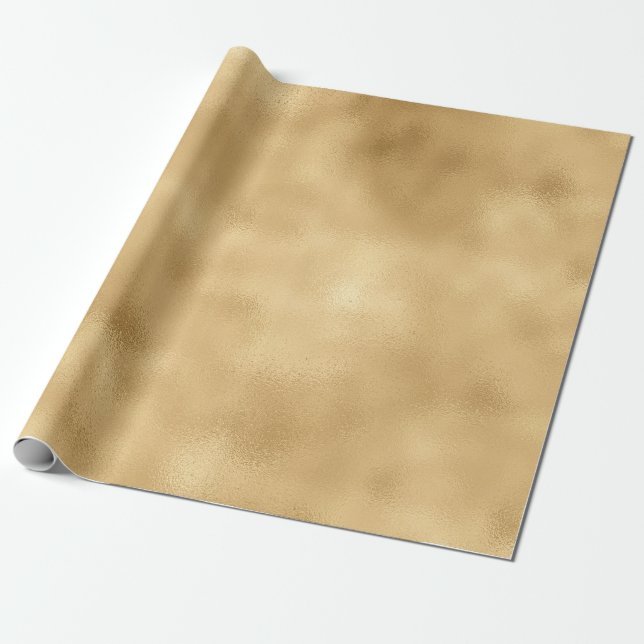 Papel De Regalo Glam Gold (Desenrollado)