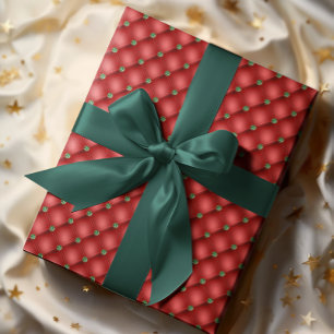 Papel De Regalo Glam, Navidades de aspecto rojo acabado