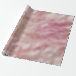 Papel De Regalo Glam Ombre de Oro Rosa