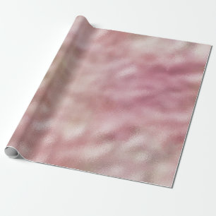 Papel De Regalo Glam Ombre de Oro Rosa