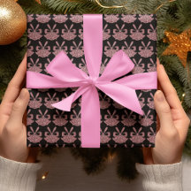 Glam Pink Purpurinas Bells en vacaciones negras