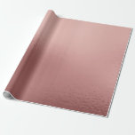 Papel De Regalo Glam Pink Rose Gold Glass Shiny<br><div class="desc">Magnífico minimalismo y elegancia y papel de envolvimiento delgado de Moda</div>