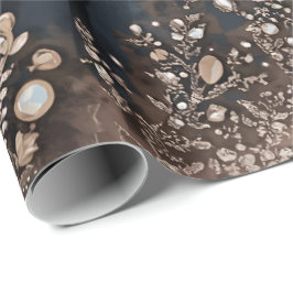 Papel De Regalo Glamour Diamante de Medianoche