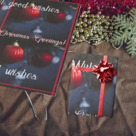Papel De Regalo Glamour oscuro adornos navideños