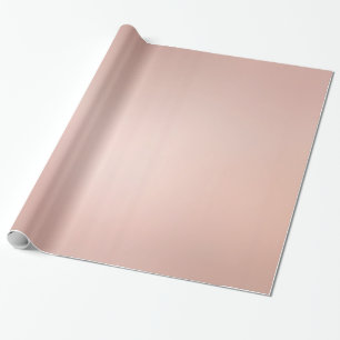 Papel De Regalo Glamour Rosa Gold Metallic Look Glossy Gift