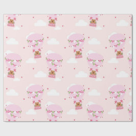 Papel De Regalo Globo aerostático de carpincho adorable