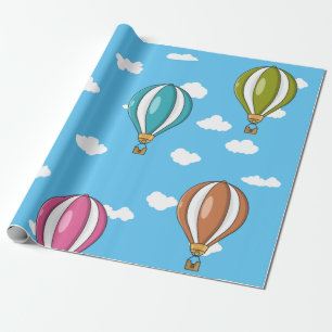 Papel De Regalo Globo de aire caliente