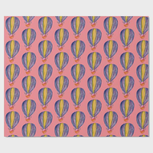 Papel De Regalo Globo de Ensueño (Superficie plana)